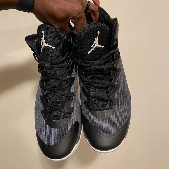 Jordan Shoes Nike Air Jordan Superfly Bg Blackwhitedark Gray